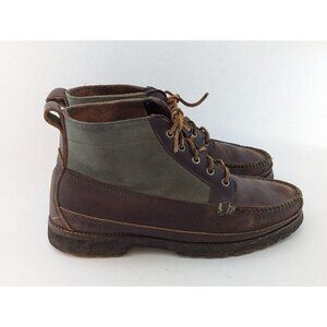 Oak Street Bootmakers Horween Chromexcel Leather Green Field Trench Safari Sz 10